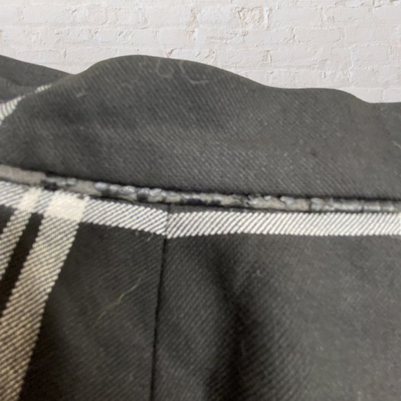 Liz Claiborne Black and White Plaid Wrap-Around Maxi Skirt - Picture 12 of 12